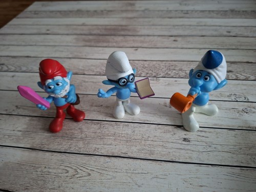 Smurfs bundle mcdonalds happy - mcdonalds,