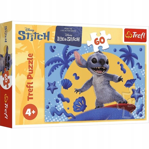 Disney stitch 60pc jigsaw - disney,