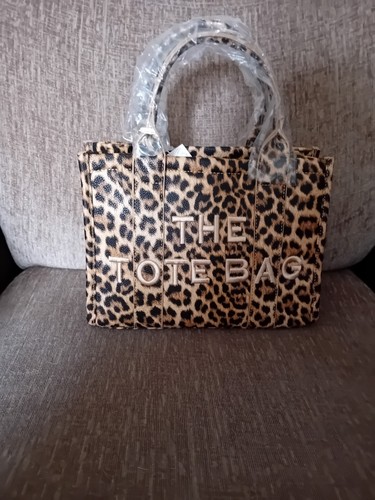 Leopard print tote bag - leopard,