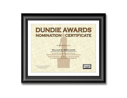 Personalized dundie award - 2,