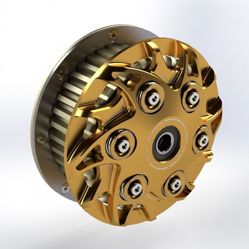 Ducati anti jump clutch - anti-jump, gold