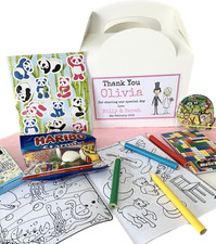 Personalised Childrens Kids Wedding Activity Pack Party Bag Sweets Box