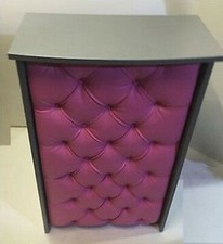 Hair & Beauty Salon Shop Reception Desk - Padded Front in Leather