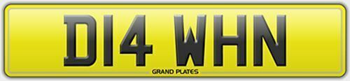 Dawn number plate - plate, whn