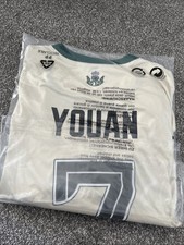 Hibernian 2023/24 Third Football Shirt BNIB YOUAN Large 