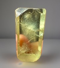 Polished Yellow Heliodor Beryl Pendant - Skardu Pakistan