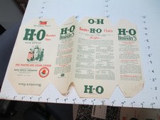 H-O Oats cereal box Hornby's