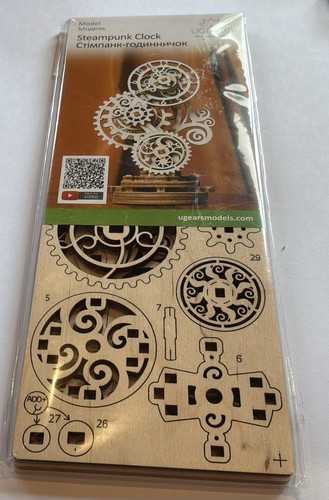 Ugears steampunk clock - clock, 3d