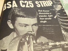 BSA C25 ENGINE STRIP  PERIOD