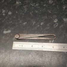 VINTAGE 4  INCH LONG STEEL  OUTSIDE / INSIDE  CALIPERS  MATHIE SON