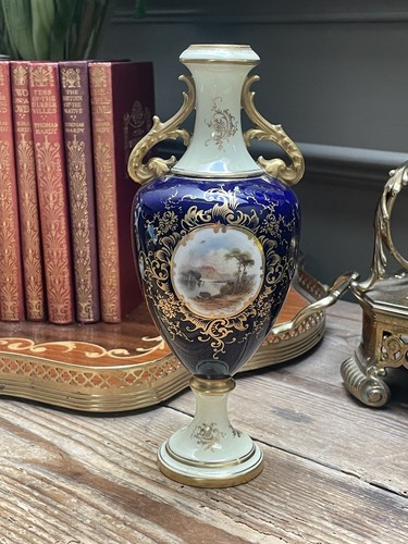 Coalport twin handled urn - coalport,