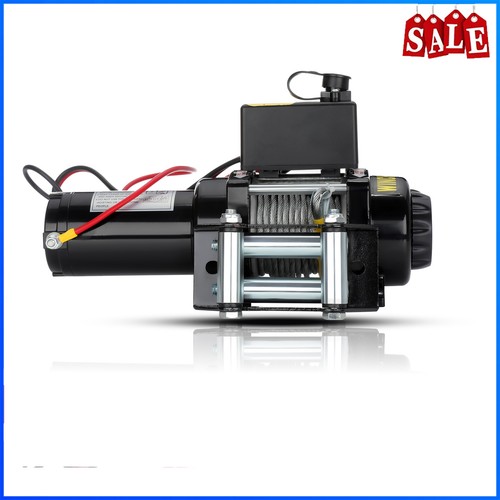 12v electric winch set steel - 12v,