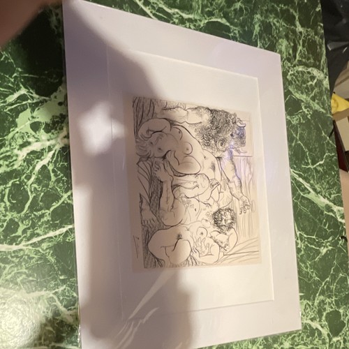 Picasso print bacchus scene - picasso,