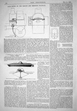 Old Print 1866 Sand Boxes