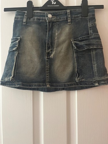 Mini denim skirt excellent - mini,