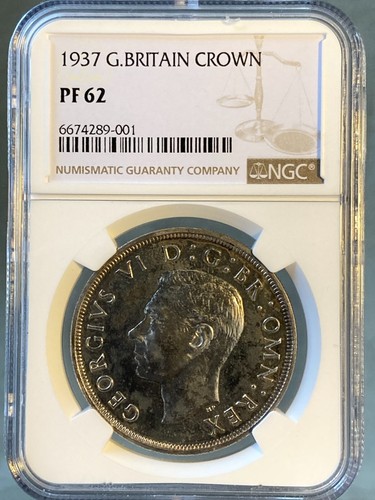1937 proof crown - proof, vi