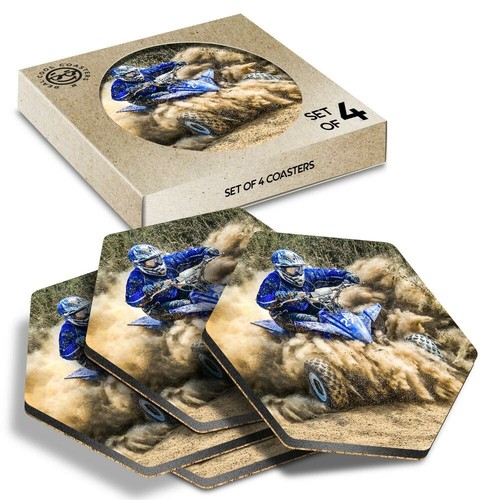 Hexagon coasters quad - x,