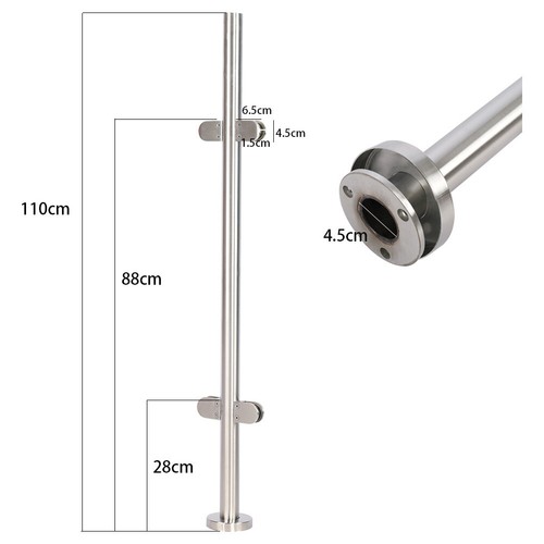 Stainless steel balustrade - stainless,