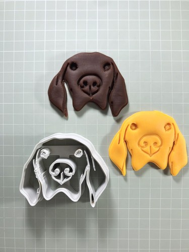 Vizsla dog fondant pastry - vizsla, dog,