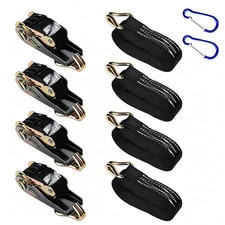 Ratchet Straps Tie Down 4 x