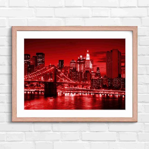 Brooklyn bridge new york night - brooklyn,