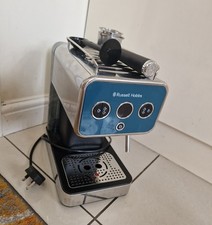 Russell Hobbs 1350W Espresso Coffee Machine Distinctions,Ocean Blue - 26451