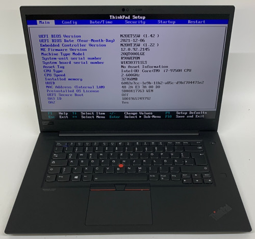 Lenovo thinkpad gen - lenovo, 15"
