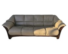 Ekornes Oslo Beige Wood Trim