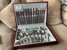 Viners Cutlery Set Bead Pattern 44 Piece