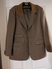Brown Tweed Wool Fabric Competition Horse Riding Jacket Jacket
