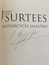 Signed john surtees - signed, by