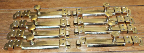 Reclaimed brass slide bolt - reclaimed,