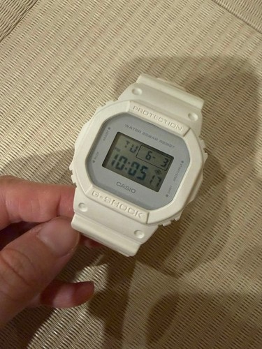 Casio shock 5600 white - casio, dw-5600