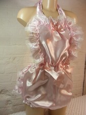 ADULT BABY SISSY SATIN RUFFLE