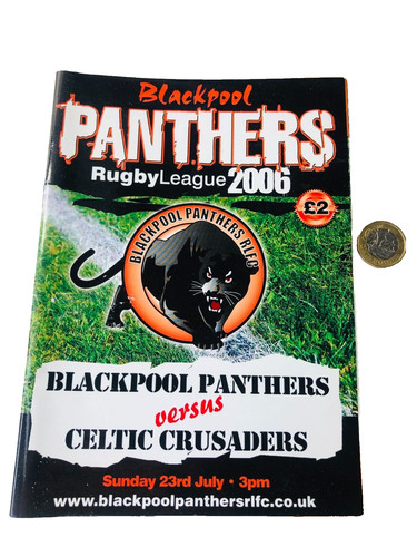 Rugby programme blackpool - rugby,