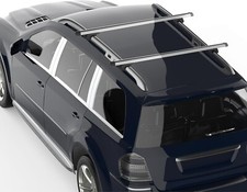 47" Universal Roof Rack Cross Bars | 220lbs Capacity | Adjustable & Lockable Fit