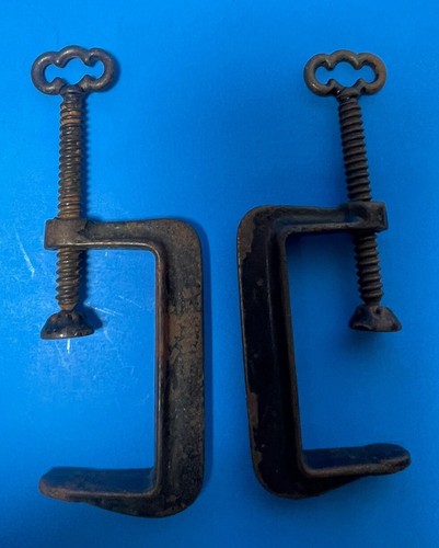 Antique quilt clamp early - quilt,