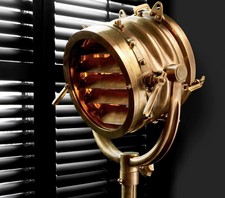 Vintage Brass Tripod Floor