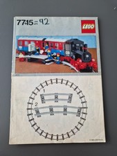Lego Building Instructions 7715 Railway Trains Push-Along Passenger Steam Train