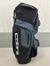 Cobra XL Golf Cart Bag / 14-Way / Black & Teal Blue