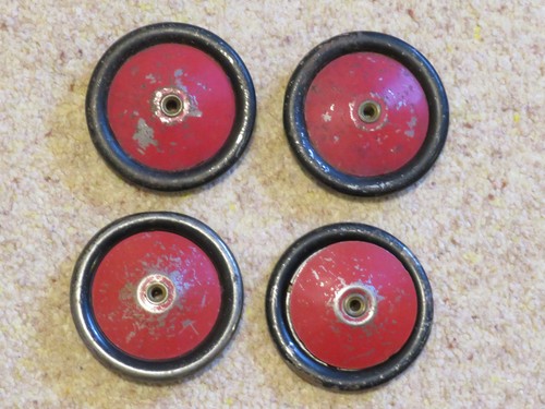 Meccano metal road wheel - meccano,