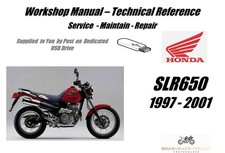 Honda SLR650 SLR 650 Service