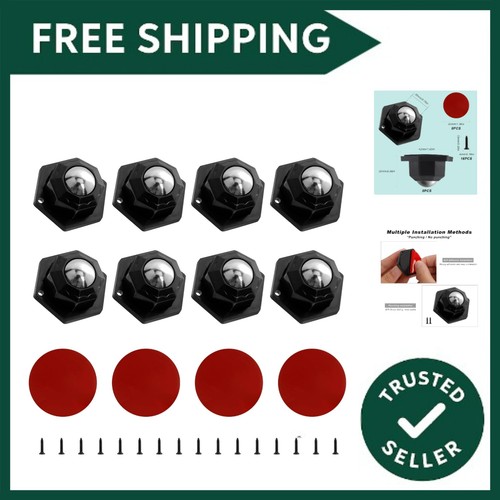 Pcs black small castors - pcs,