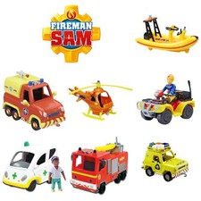 Fireman Sam Push Vehicle Toy Toys Kids Childrens Push Along Vehicles Character