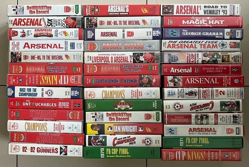 Arsenal football video vhs - arsenal,