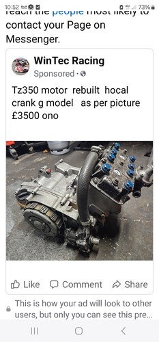 Yamaha tz350 engine - yamaha,