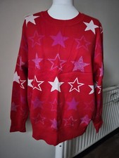 Next Women's Red Star Pullover
