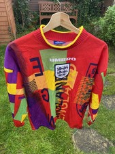 ENGLAND NATIONAL TEAM 1995/1996 GOALKEEPER FOOTBALL LONG SLEEVE UMBRO VINTAGE Y