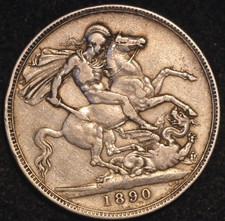 Crown 1890 Victoria Jubilee