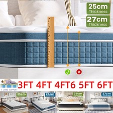 LUXURY ORTHOPAEDIC 4000 POCKET SPRUNG MATTRESS 3FT 4FT 4FT6 DOUBLE 5FT KING SIZE